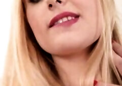 Golden-haired Amateur With Large Breasts Is Screwing With A BBC