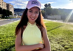 Public Agent - Beauty Agreed to Public Sex in the Mountains Creampie