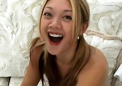 Cutie Asian teen Toni screwed by truly massive dick in the doggy style