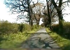 Zoe sucks stranger outdoors