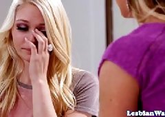 Busty milf pussylicking lesbian teen