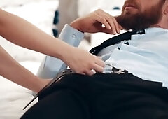 Hotwife Whitney Wright isn't in the mood for chit-chat during her cuckold session