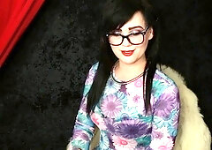 Webcam Asian chick anal masturbation tease