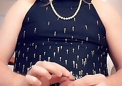 Pantyluvn sissy about a gurl