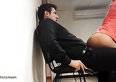 This office doxy likes having sex with the company bosses and takes advantage of the opportunities when there’s no one else around.