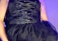 Dark angel costume cumshot