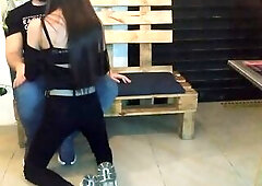 A ally of my girlfriend seduces me. we've hard sex