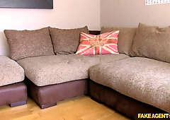 Fake agent british - uk milf impatiently takes 2 cocks in hot audition three-way