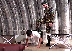 Dude Gets Punished By An Army Officer For Smuggling Goods