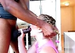 Hot big boobs MILF fucked hardcore by big black cock