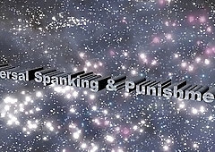 Two charming gals with fat asses get spanked very hard