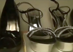 JISM IN NYLON, SHOEJOB HIGH HIGH-HEELED SHOES MY WIFEY.