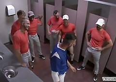 Super-Steamy son-in-law roped and facial cumshot