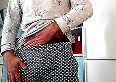 Big dick gay, parent, cum in panties