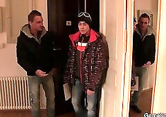 Straight honey is seduced by a gay