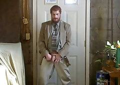 Str8 Israeli daddy jerk off in suit 2