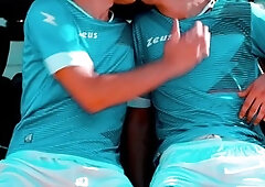 Twinks blowjob, outdoor, teen facials
