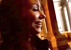 A breathtaking redhead tourist with chubby lips teases seductively previous to widening wide for intensive pounding. That babe groans wildly as a thic