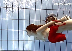 Ala Underwater Slut Swims Naked