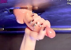 EP.7 Close-up - This babe doesn't care if my schlong is also sensitive and laughs about it. 6 cumshots two orgasms