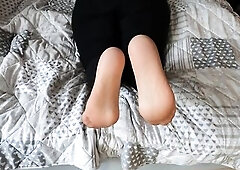 nylon shoeplay sole of the foot...wow they smell