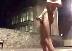Guy Exhibitionist showing it all on busy streets 3