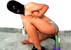 Young latino, anal masturbation, latino twink