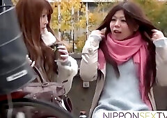 Classy Japanese babes in sexy skirts secretly filmed by