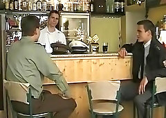 Military homos have an orgy at the bar