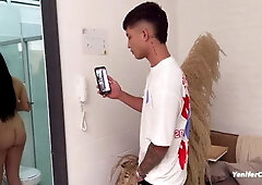 Caught My Stepcousin Spying on Me