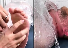 Bear Sub Wrapped And Tickled Hard