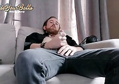 Dirty uncut, solo, hot muscle handsome guy