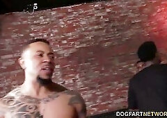 BBC Bitch Candice Dare Survives Interracial Gangbang In A Bar