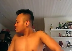 German daddy fucks Asian