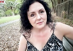 Ali Allure Meets a Stranger in the park
