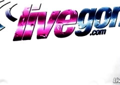 LiveGonzo Lisa Ann Vagina Drilled Aged Angel