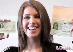Love Creampie Super hawt student takes anal in her taut dark hole in casting