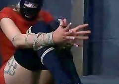 Slave girl barely can handle the extreme pain BDSM porn