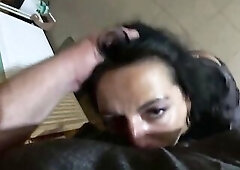 Taut Jeans Dance Doxy Gagging Facefuck & Cum on My Tangas