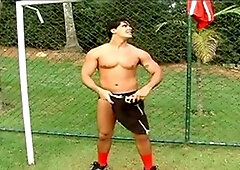 BangBangBoys: Muscled Arthur sucks dick and fucks sex tape