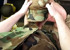 Military man, faphouse, fellatio