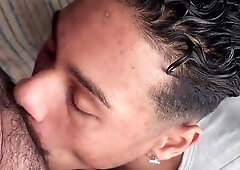 Deep Throating A Hetero Man And Getting A Facial Cumshot