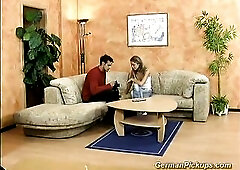 youthful blond german teen picked up fer her 1st anal movie scene tape