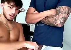 Straight Bro Jerks off his Straight Friend