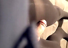 Crossdresser in Stocking attempts Sounding