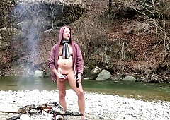 nudist uncovers himself insanely