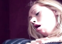 Golden-haired lady-male pounded hard in her butt from a excited fucker.