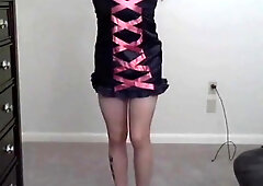 Cute crossdresser tease 5