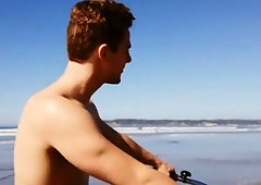 Robbie and Jax fuck hard after chilling at the beach