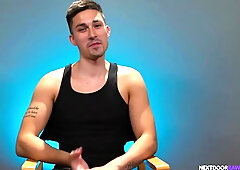 Gorgeous Twink Sensually Flip Fucks Real Life Tatted Bf Hunk - Trevor Harris, Kane Fox